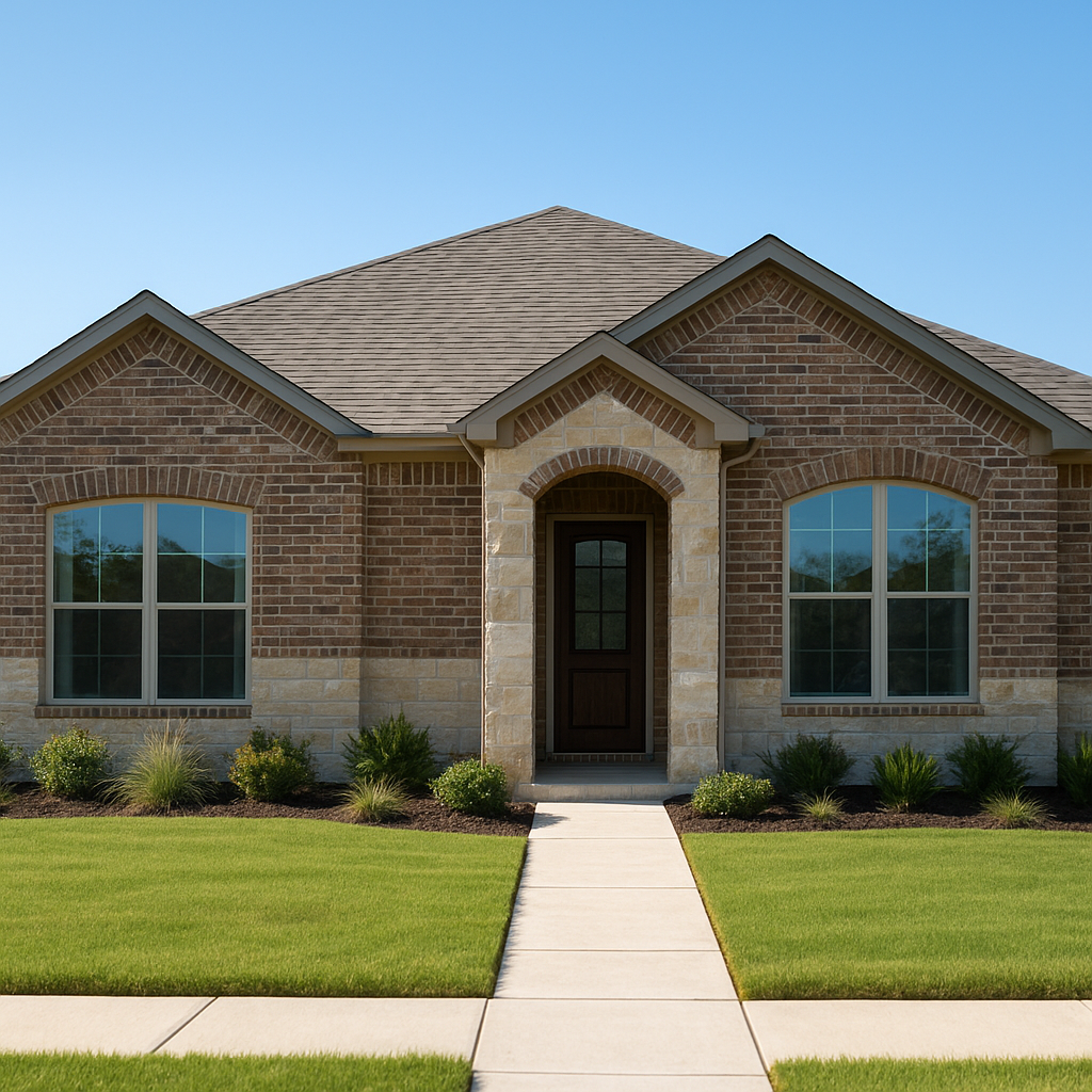 Suburban brick home in Mansfield TX for conventional loan purchase 2026