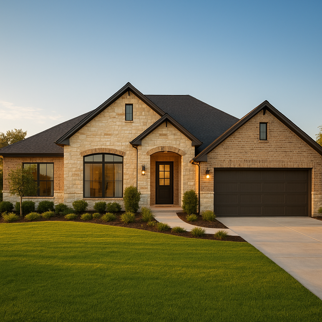 Upscale Plano TX suburban home exterior representing conventional loan buyers
