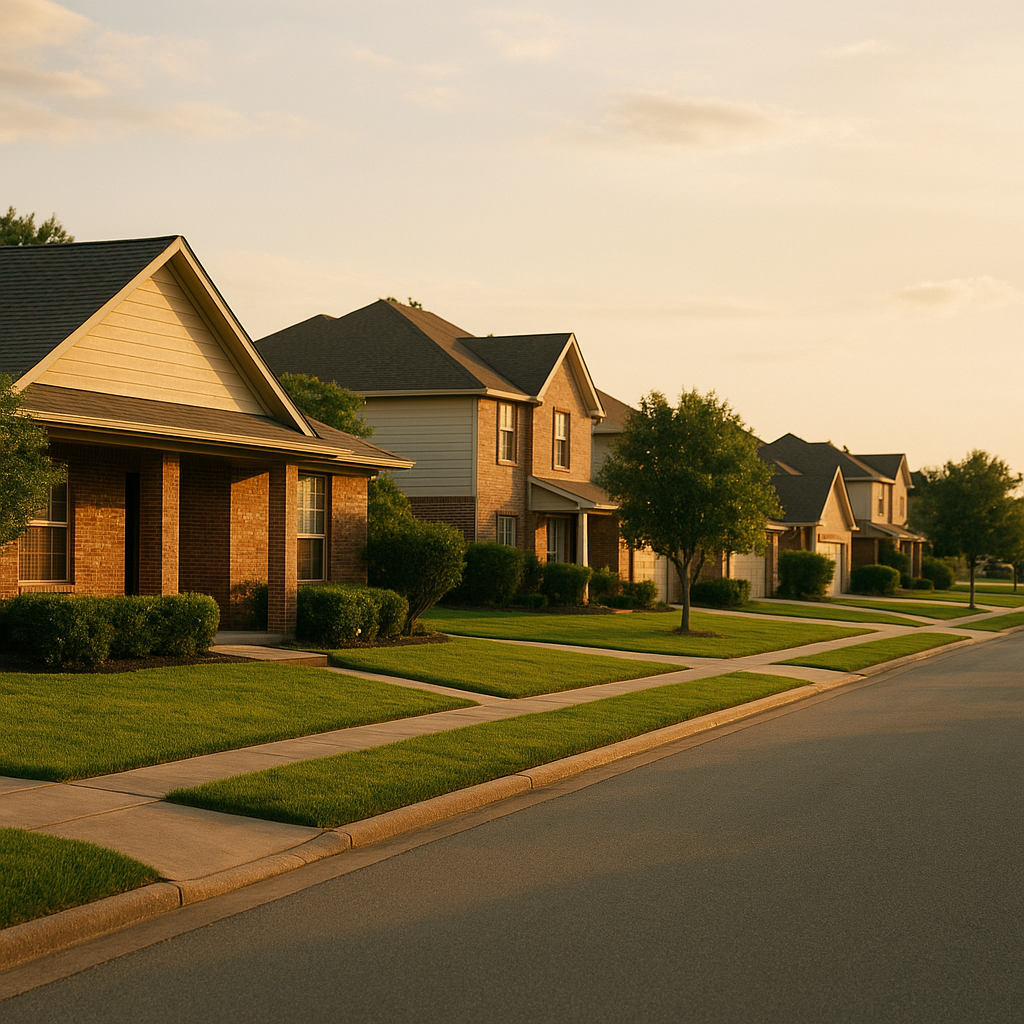 Quiet suburban street in Royse City TX for conventional loan purchase 2026