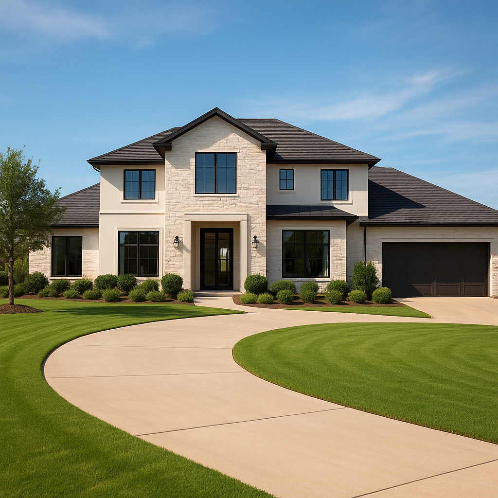 Luxury home with circular driveway in Southlake TX for conventional loan purchase 2026