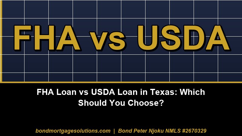 FHA Loan vs USDA Loan in Texas Which Should You Choose