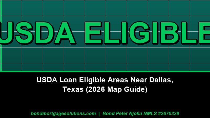 USDA Loan Eligible Areas Near Dallas, Texas 2026 Map Guide