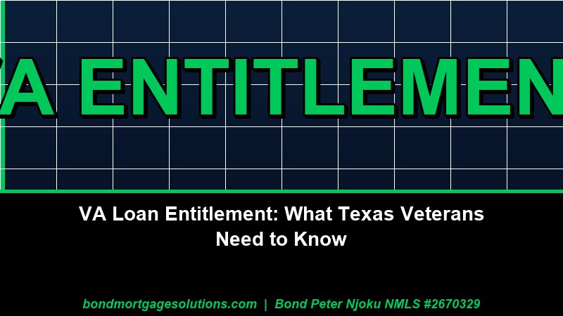 VA Loan Entitlement What Texas Veterans Need to Know